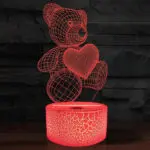 3D Lamp Acrylic USB LED Night Lights Neon Sign Lamp Xmas Christmas Decorations For Home Bedroom Birthday Decor Valentines Day Gifts - Image 6