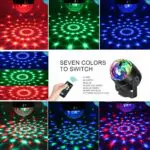 Disco Party Lights Strobe Led Dj Ball Sound Activated Bulb Dance Lamp Decoration - Image 3