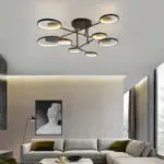 Nordic Living Room Simple Modern Atmosphere Net Red Led Molecular Ceiling Light - Image 2