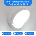 Rotating Human Body Sensor Light Corridor Garage Light Wardrobe Light Motion Sensor Night Light - Image 7