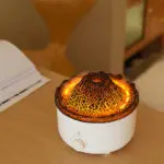 Mute Of New Small Simulated Flame Volcano Humidifier Flame Humidifier Volcano Diffuser Home Decorations - Image 6