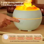 Salt Stone Simulation Flame Aromatherapy Machine - Image 4
