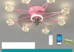 Nordic Ceiling Fan Lights Living Room Dining Room Full Of Stars - Image 3