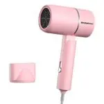 Portable Folding Low Power Cold And Hot Blue ABS Hair Dryer - Image 3