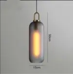Nordic Simple Modern Glass Ball Chandelier Milk Tea Shop Clear Bar Restaurant Chandelier - Image 7