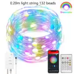 Smart LED String Lights Dancing With Music Sync Dreamcolor Fairy Lamp Garland For Home Christmas New Year's Decor Lighting - Image 7