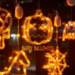 Halloween Window Hanging LED Lights Spider Pumpkin Hanging Ghost Horror Atmosphere Lights Holiday Party Decorative Lights Home Decor - Image 7