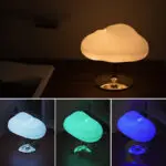 Cloud-Shaped Colorful Atmosphere Light Humidifier Household Silent Bedroom Pregnant Women And Babies Can Use Aroma Diffuser - Image 3