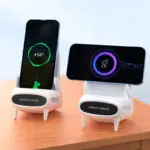 Portable Mini Chair Wireless Charger Desk Mobile Phone Holder Wireless Charger 10W Fast Charge Special Gift - Image 4