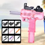 Uzi Electric Burst Water Gun Children's Powerful Water Gun Toy Fully Automatic Range Long Spray Outdoor Toy Water Gun - Image 3