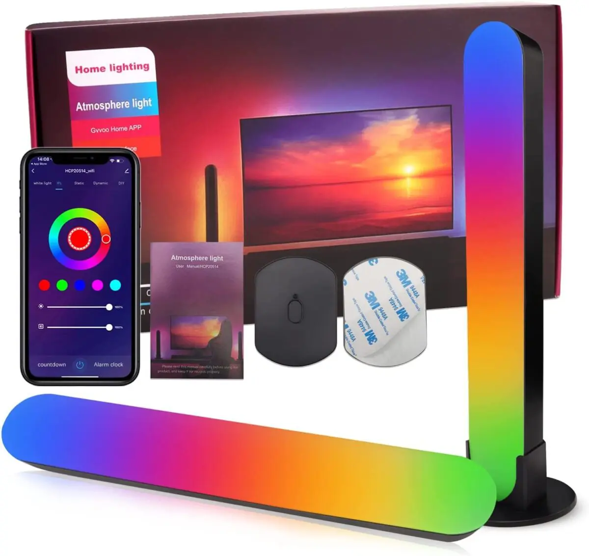 LED Computer Phantom Desktop WIFI Atmosphere Light - Image 4