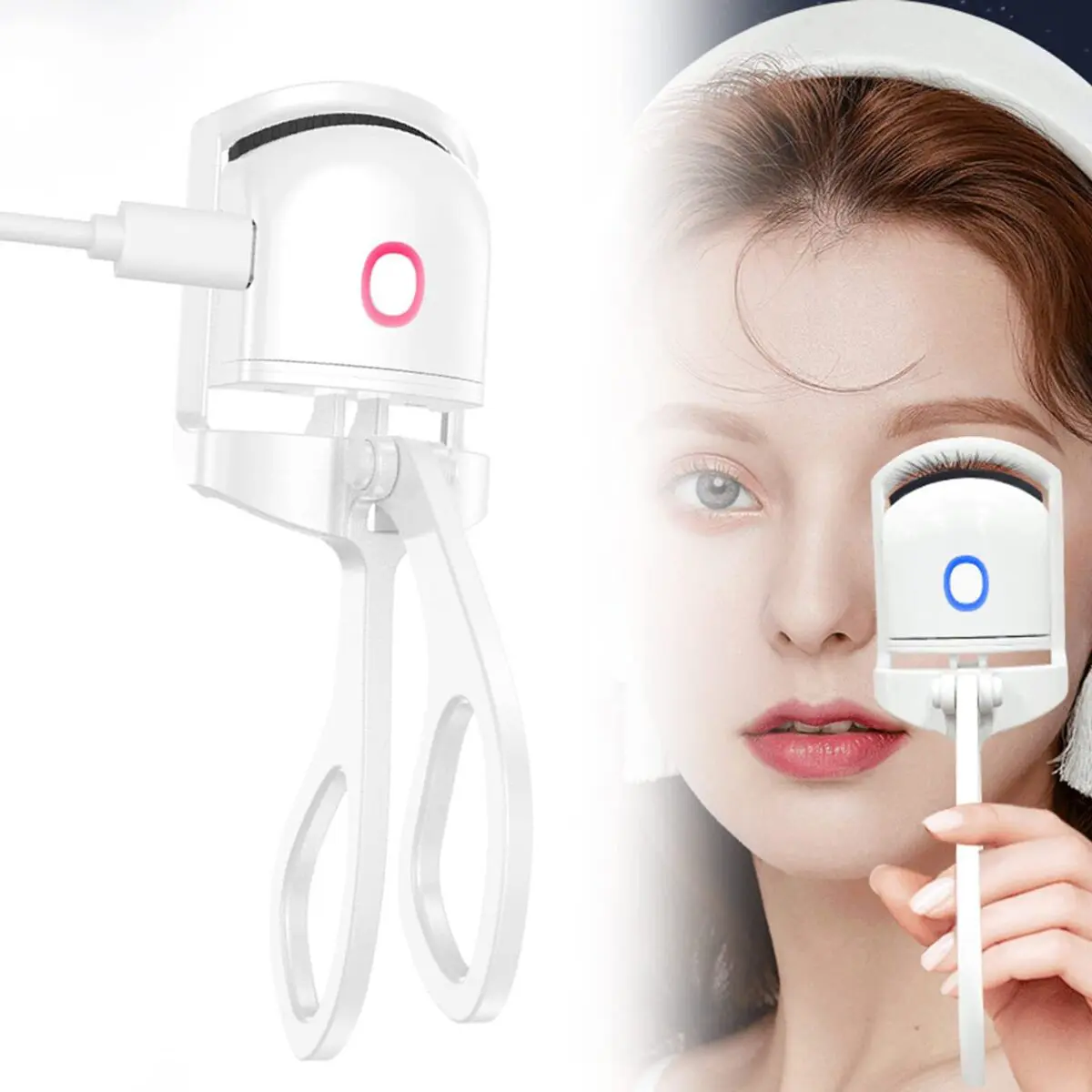 Heated Eyelash Curler Electric Temperature Control Mini Eyelash Curler Electric Portable Charging - Image 5