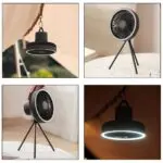 Hanging Dual-purpose Tripod Outdoor Fan Light USB Camping Tent Portable Small Ceiling Fan Camping Fan - Image 5