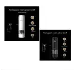 Rechargeable Electric Pepper And Salt Grinder Set One-Handed No Battery Needed Automatic Grinder With Adjustable Coarseness LED Light Refillable - Image 8