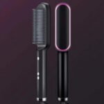 New 2 In 1 Hair Straightener Hot Comb Negative Ion Curling Tong Dual-purpose Electric Hair Brush - Image 6